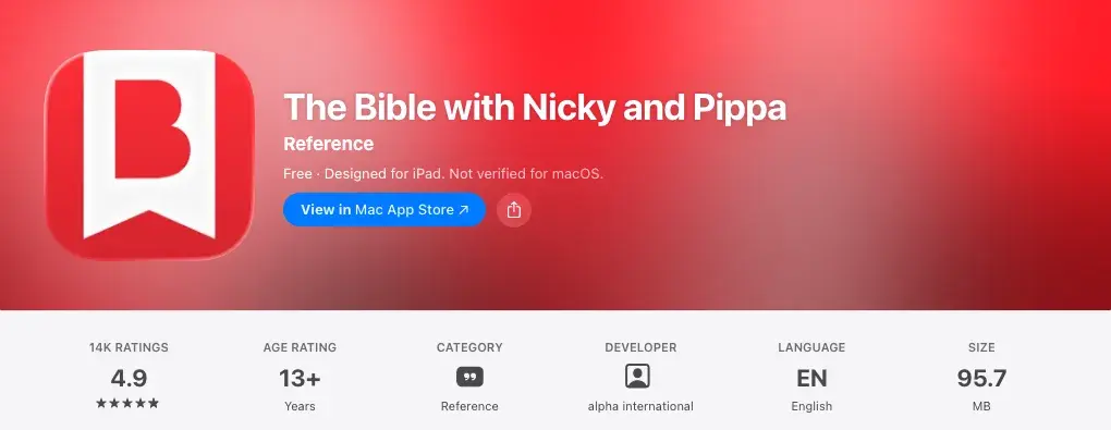 The Bible with Nicky and Pippa on the App Store